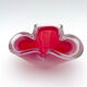 Murano Sommerso Opaline Red Bowl 16cm 882g