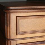 Magnificent 19th century secretary in walnut veneer.