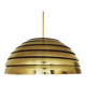 Brass Dome Pendant Lamp by Vereinigte Werkstätten