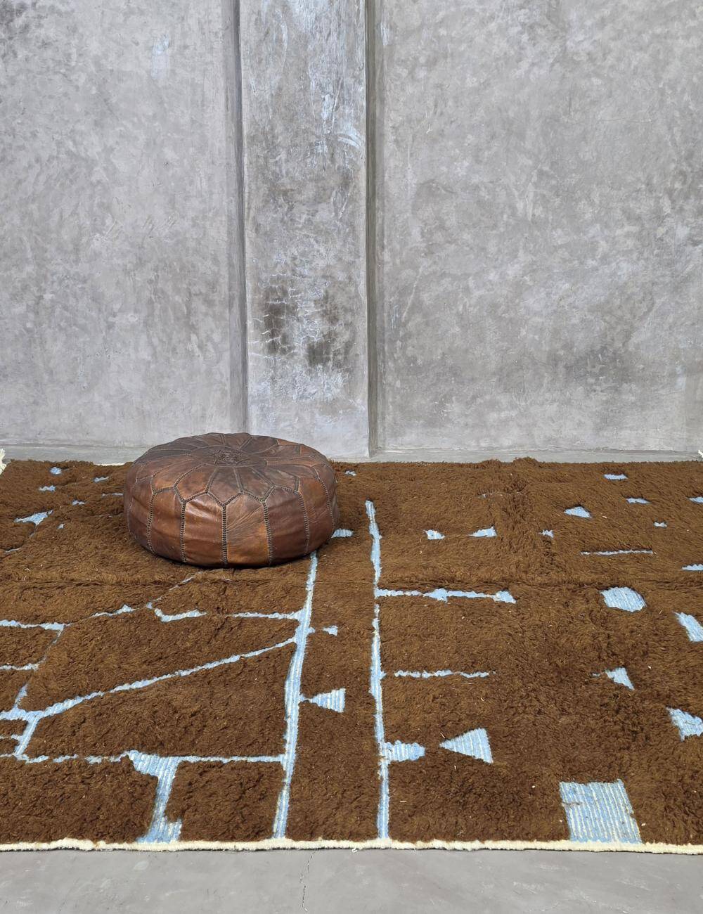 Moroccan Rug Brown Chocolate - 240 x 220 cm