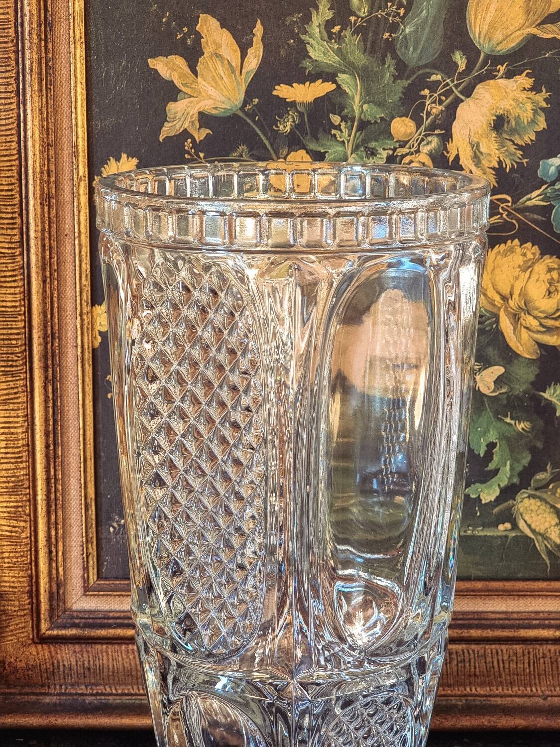 Oberglas crystal vase