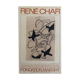Georges braque, rené char / fondation maeght, 1971. original exhibition poster