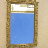 Antique bronze mirror 57x33cm