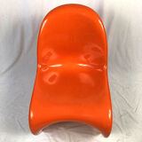 Panton Chair by Verner Panton 1972 orange color