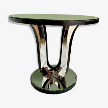 Mirror table and art deco wood