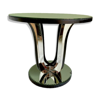 Mirror table and art deco wood