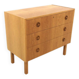 Commode scandinave en chêne, Suède, 1960