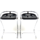 Tabourets de bar vintage en chrome conçus par Börger Lindau & Bo Lindekrantz pour Lammhults