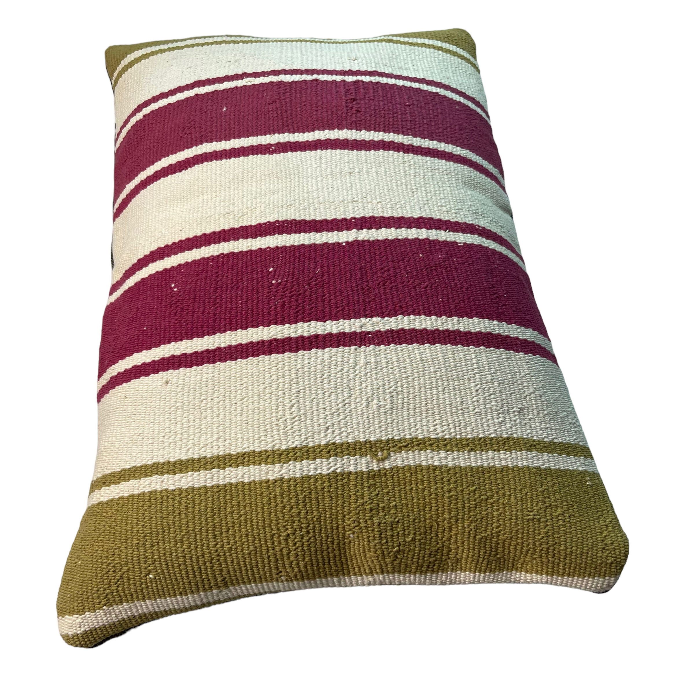 Vintage turkish kilim cushion cover , 40 x 60 cm