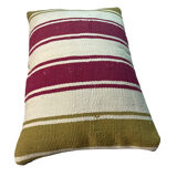 Vintage turkish kilim cushion cover , 40 x 60 cm