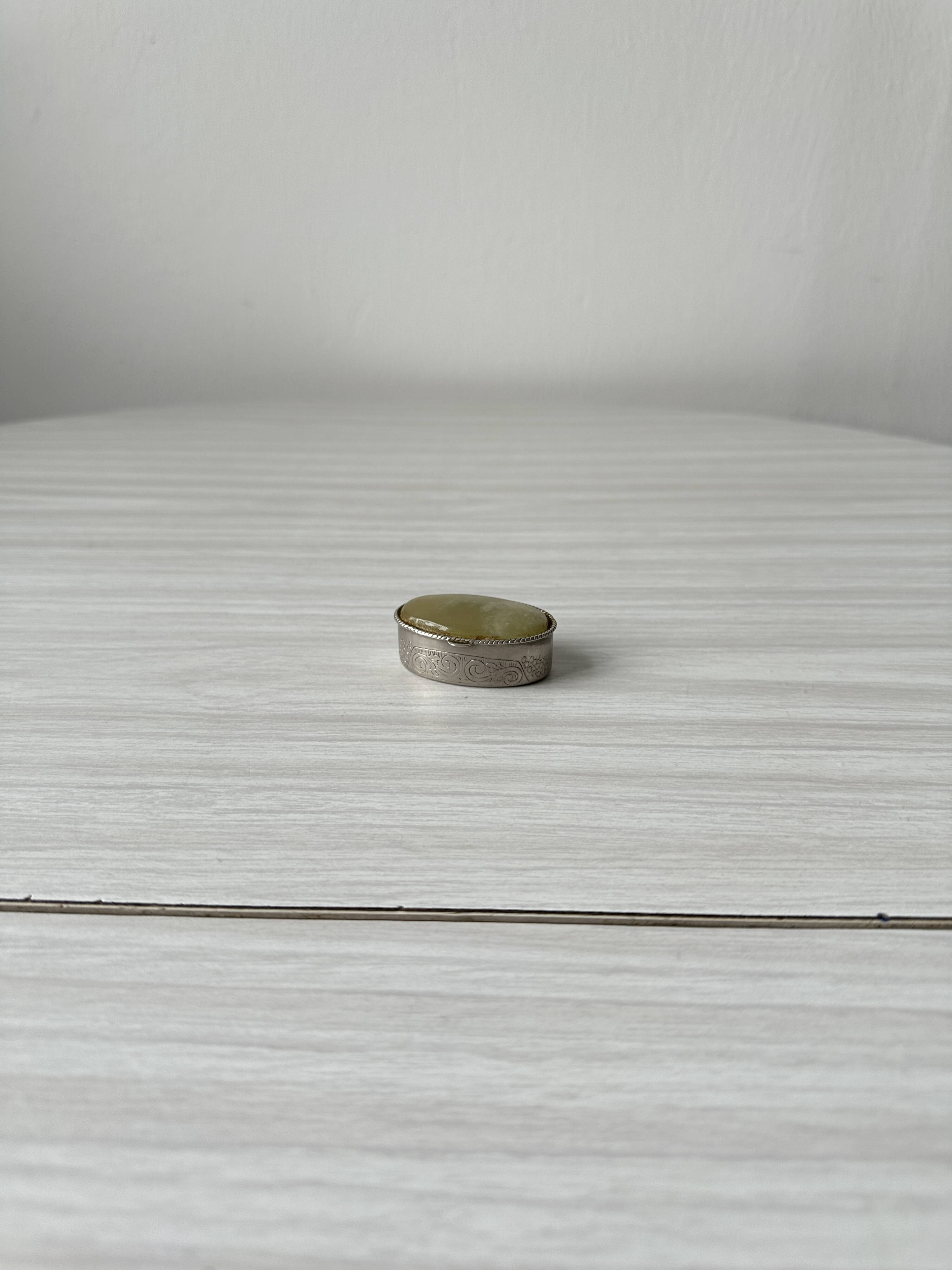 Steel and marble medicine box