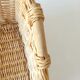 Woven wicker basket