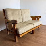 Banquette 2 places attribuée à Guillerme & Chambron – Votre Maison, an