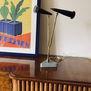 Mid-century double light table lamp, Italy 1960s