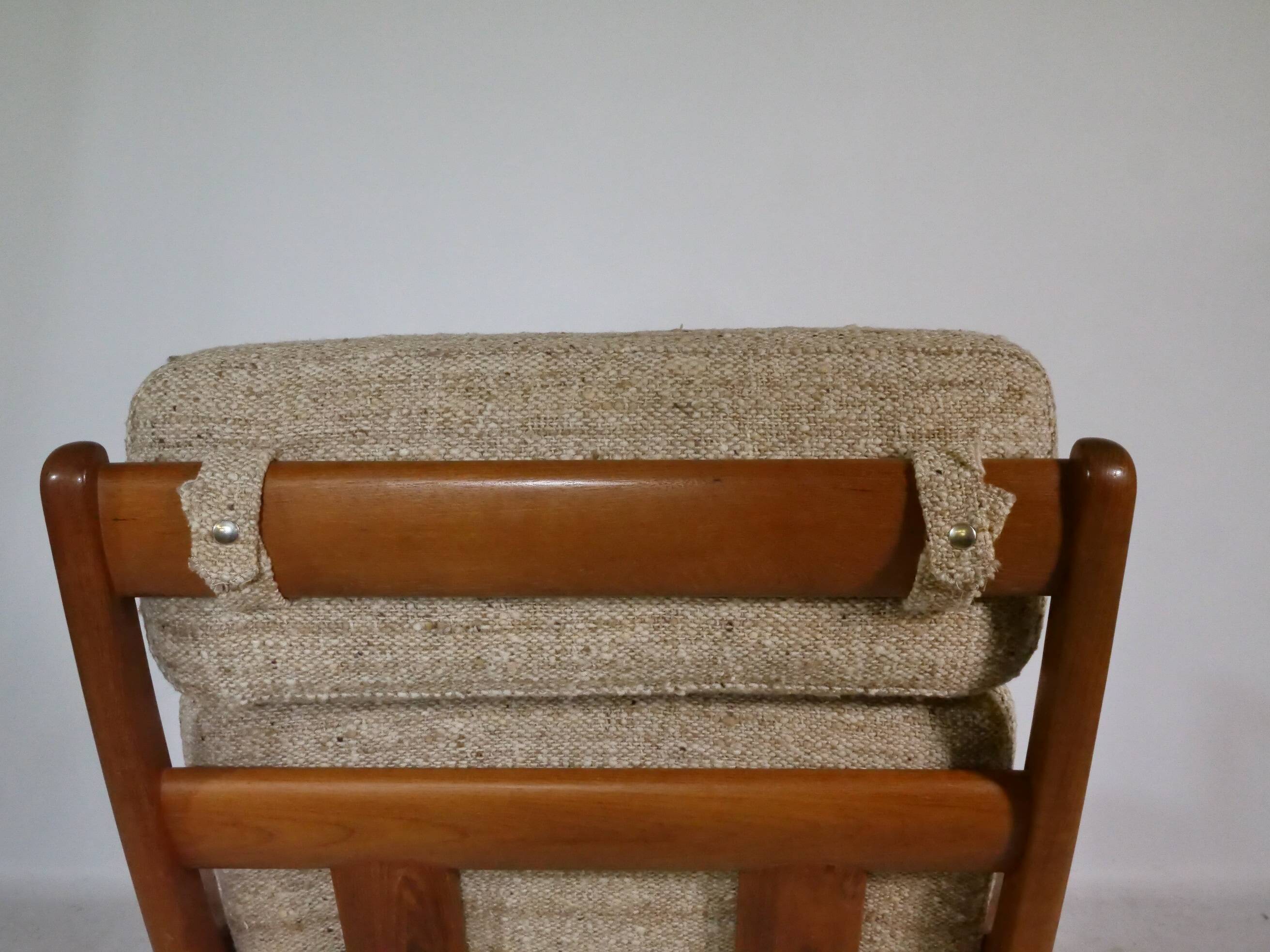 Mid-Century Teak Highback Lounge Chair by Juul Kristensen, Denmark, 1960s