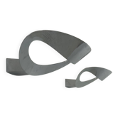 Paire d’appliques en métal chromé "Mesmeri" par Artemide, Italie 1980