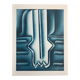 Original lithograph by Jacques Poli, Gazometers, 1978