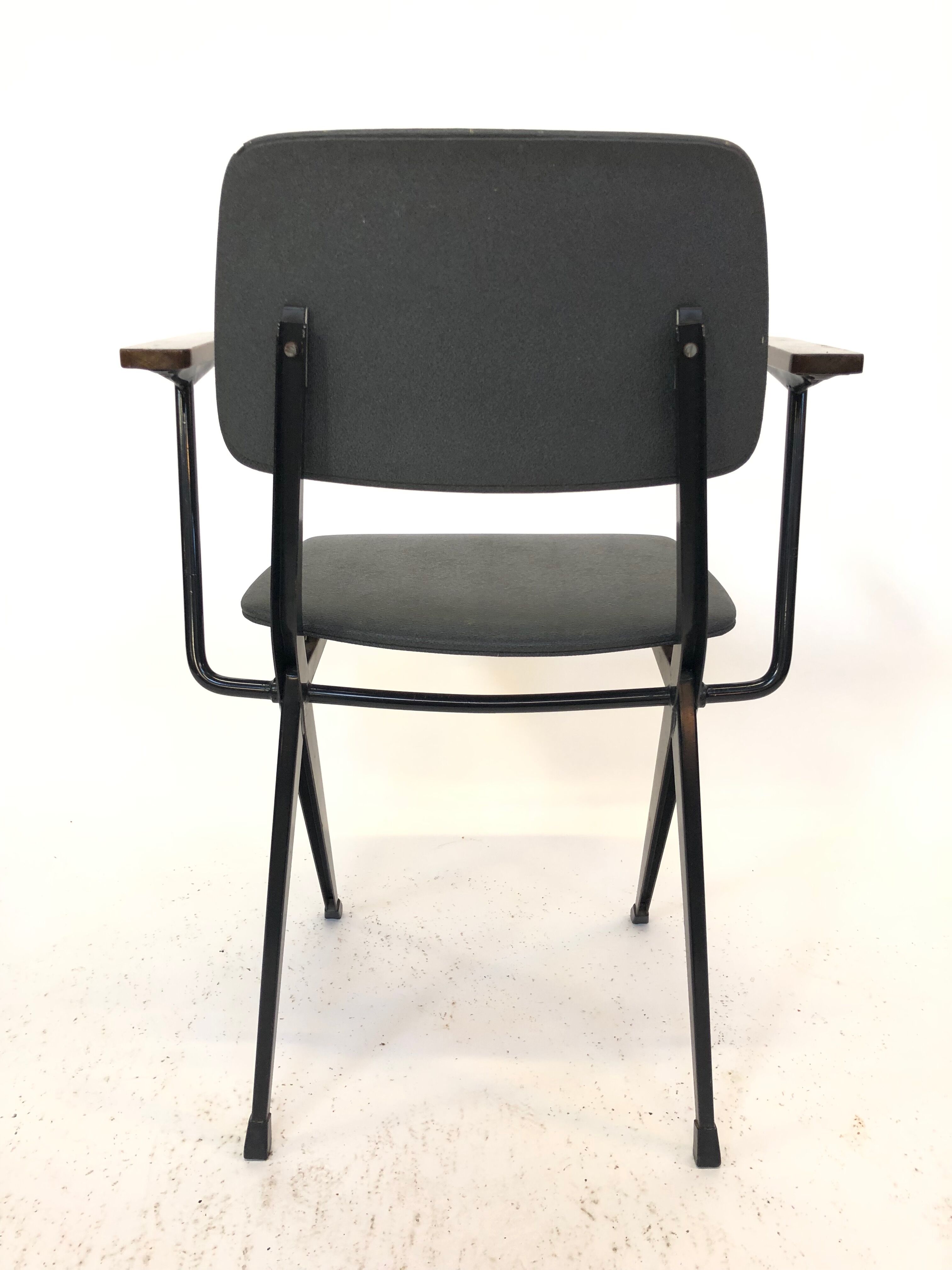 Armrest upholstery in skai industrial chair Marko Holland