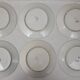 6 Paris porcelain dinner plates