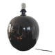 Vintage black ceramic globe lamp – Montgolfier Ceramics (Durta)