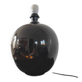 Vintage black ceramic globe lamp – Montgolfier Ceramics (Durta)