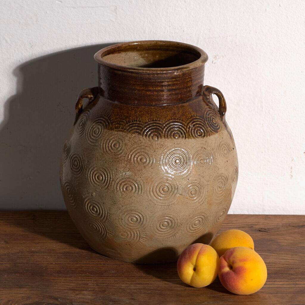 Ancient Chinese glazed stoneware vase – China, circa 1900