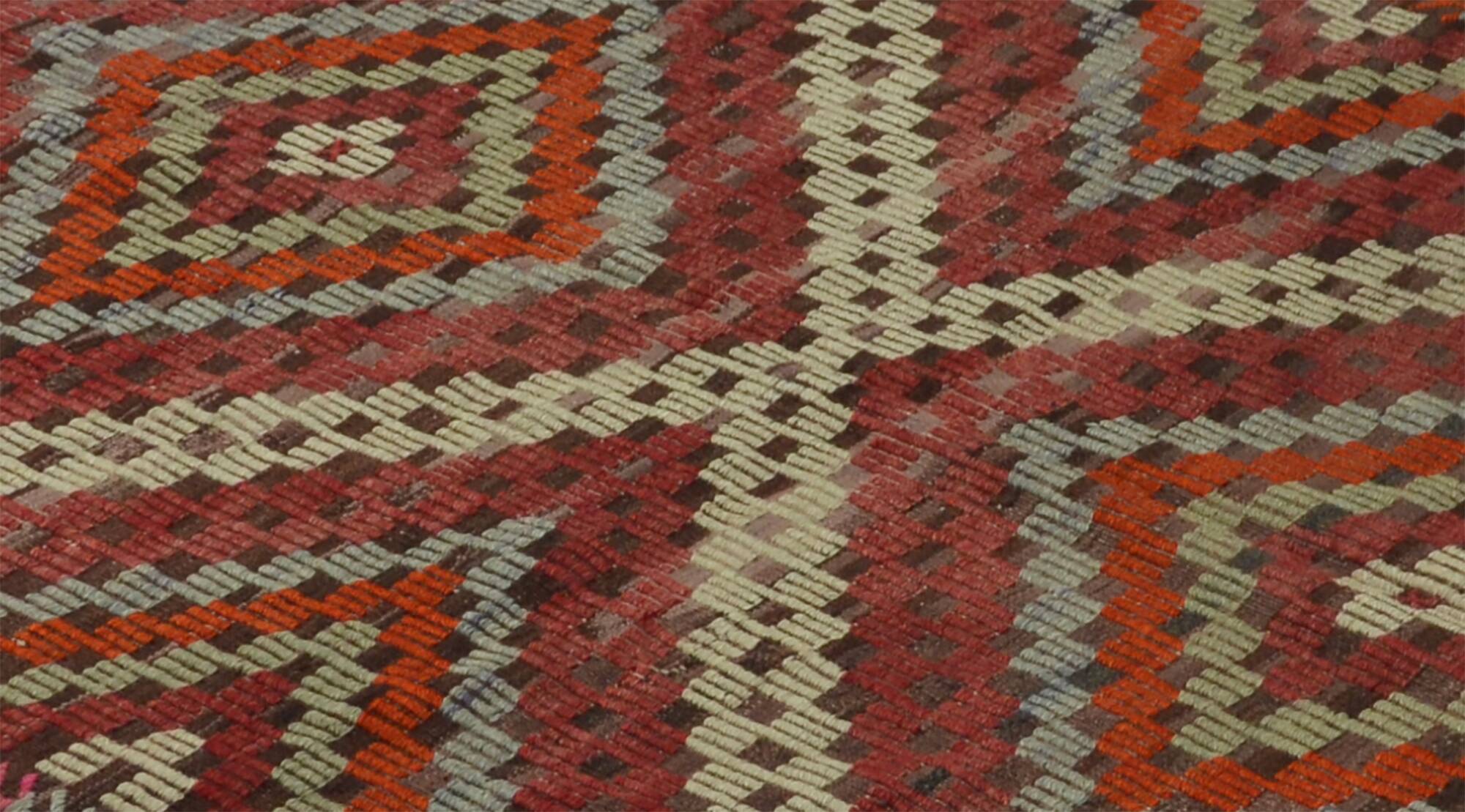 Grand Kilim Turkish Anatolia 175x250 cm Vintage Geometric Handwoven