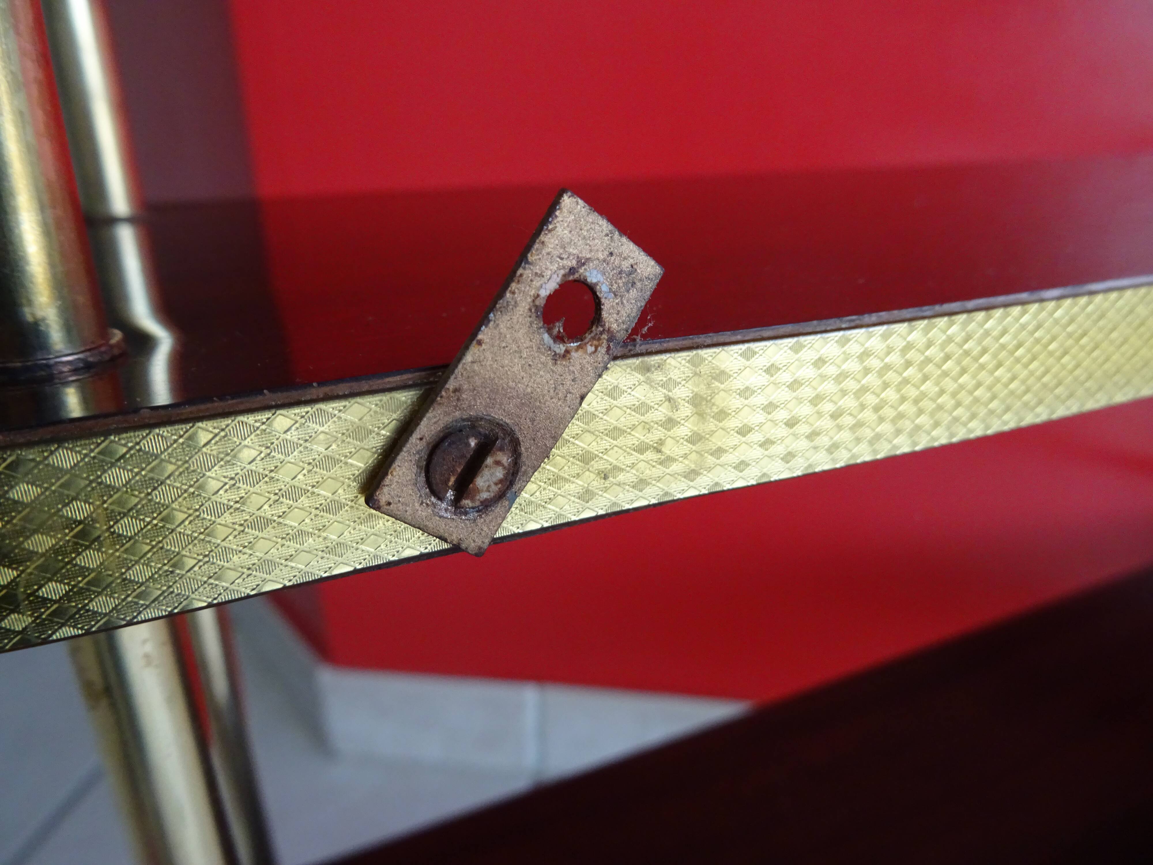 Vintage formica wall shelf 60s