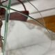 Vase contemporain années 80 verre