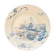 Earth of Iron Flat Flat Round Dish