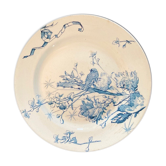 Earth of Iron Flat Flat Round Dish
