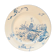 Earth of Iron Flat Flat Round Dish