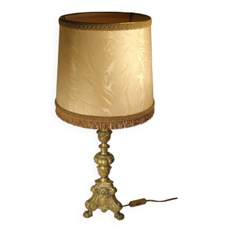 Bronze candlestick lamp