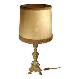 Bronze candle lamp