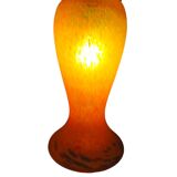 1980s V.A. France Table Lamp - Blown Glass Mushroom Shape