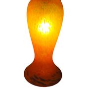 1980s V.A. France Table Lamp - Blown Glass Mushroom Shape