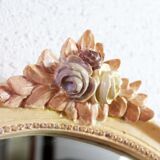 Mirror vintage floral decoration 49x49cm