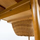 Table en chêne et teck de design danois des années 1960