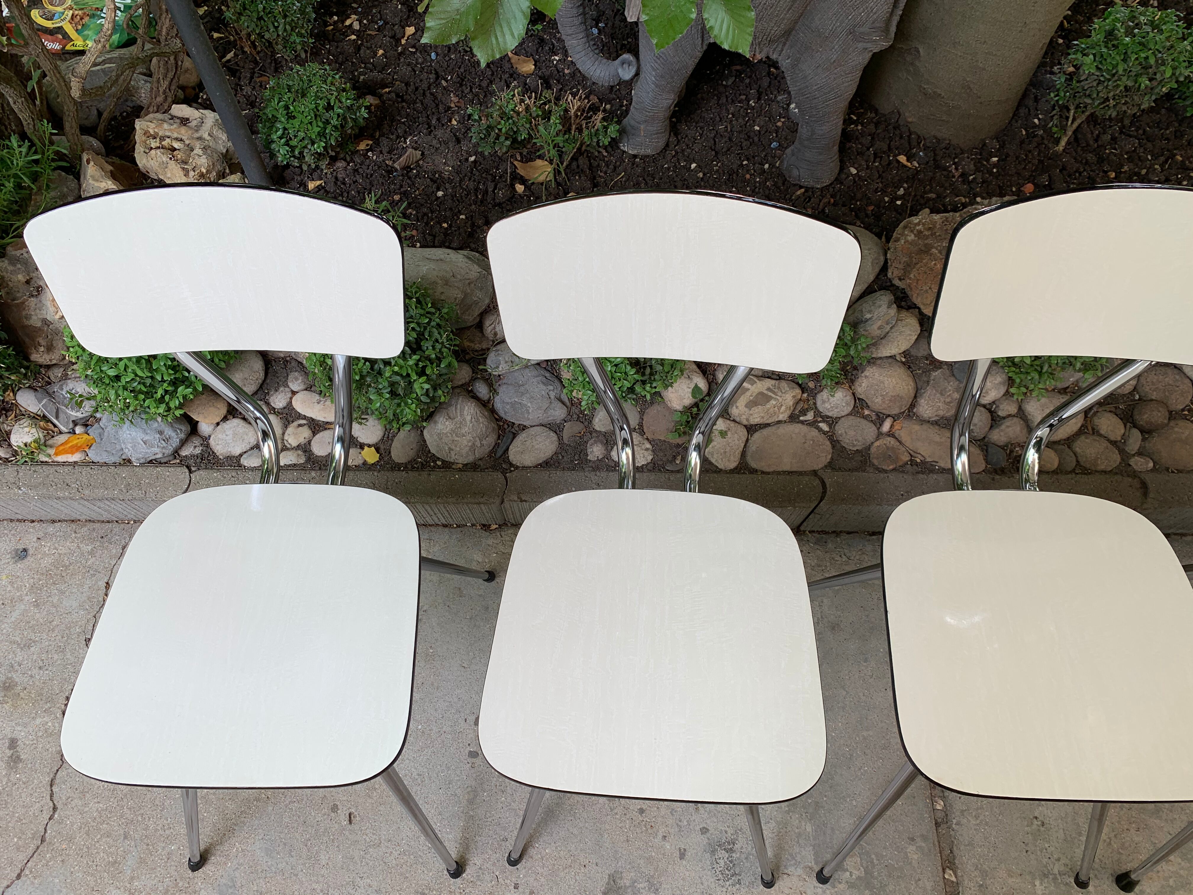 Tublac compass formica 5 chairs