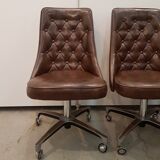 Shelby Williams dining table and 6 chairs