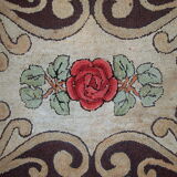 Carpet former American hooke made hand 76x130cm 1900