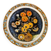 Immense wall plate Elio Schiavon circa 1980