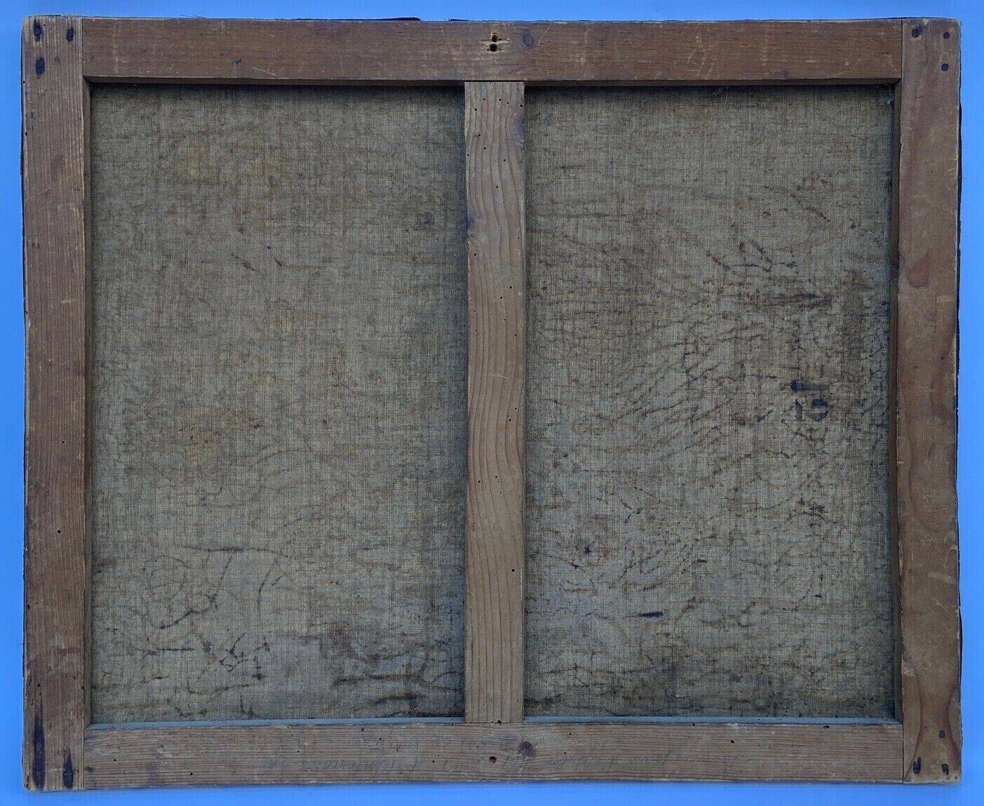 Oil on canvas still life bouquet of flowers 20th century by Louis Baril or Barit