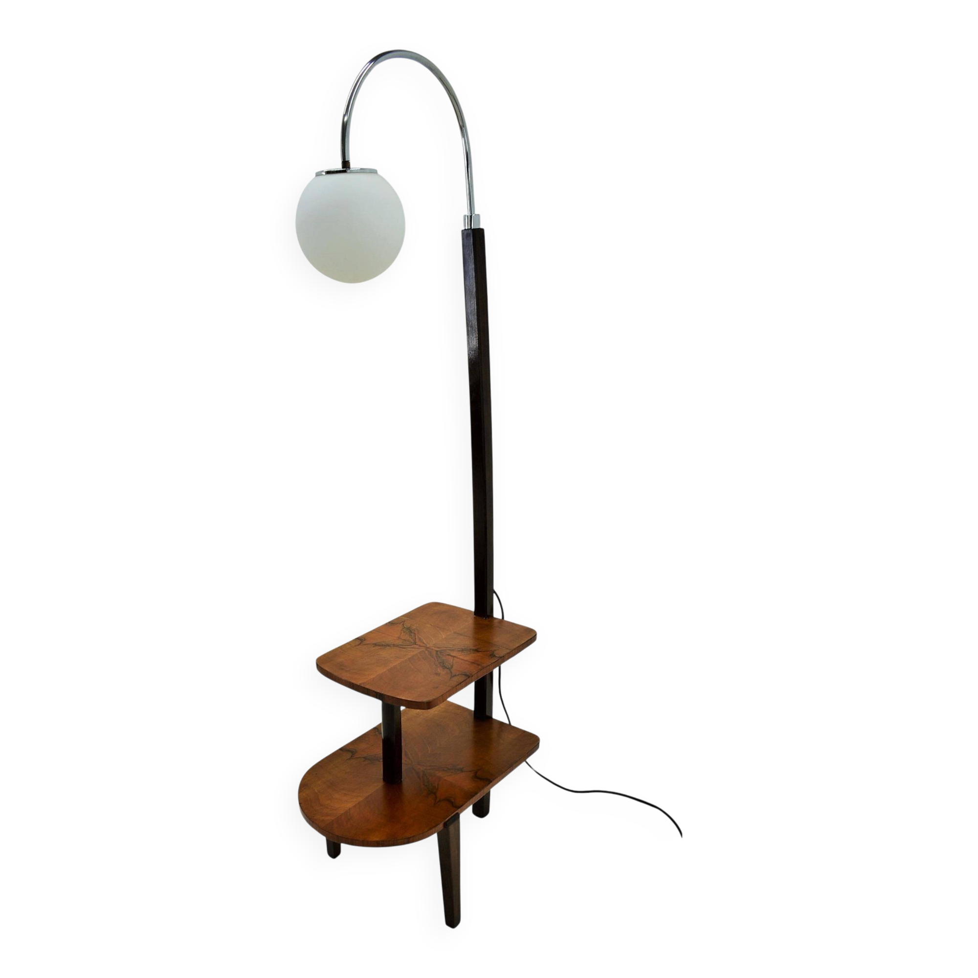 Lampe de sol Art Déco par Jindrich Halabala, années 1940.