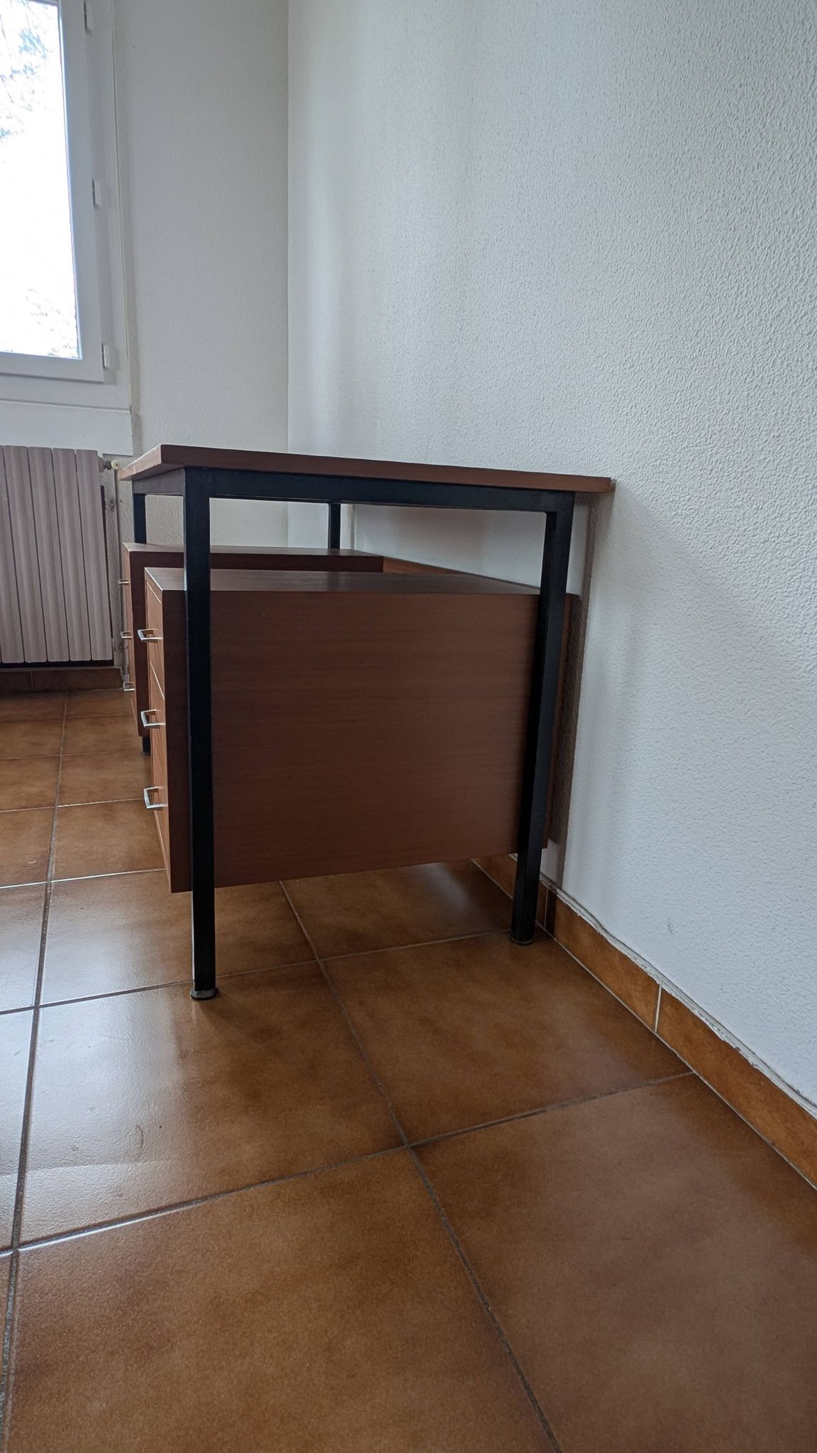 Bureau industriel/artisanale des années 70' ; bois & métal