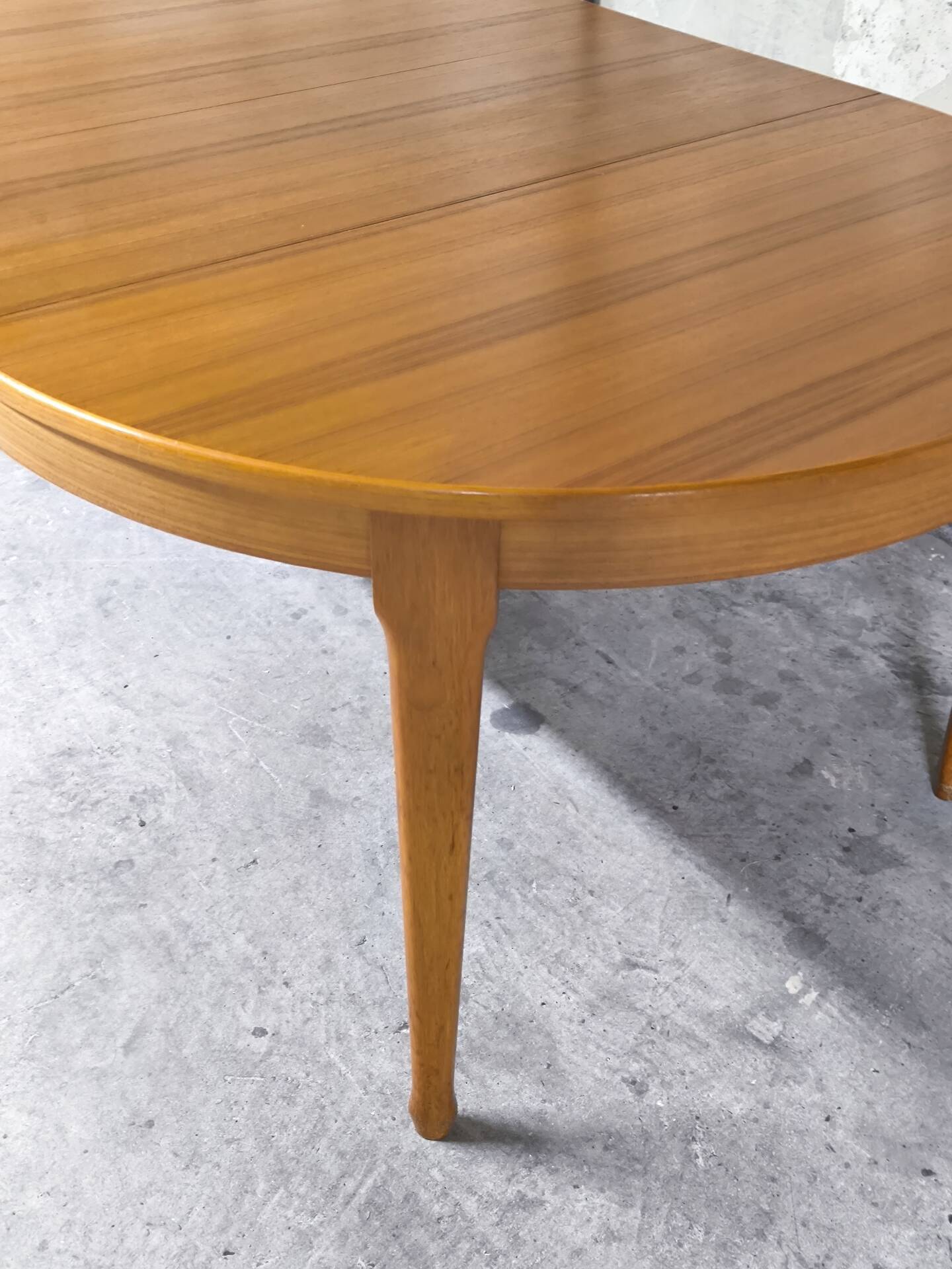 Vintage teak Scandinavian table from the 1960s.