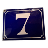Enameled street number sign 20
