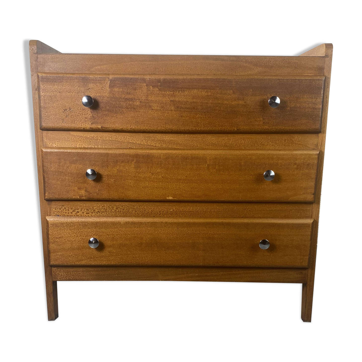 Vintage Wooden Chest of Drawers with 3 Drawers