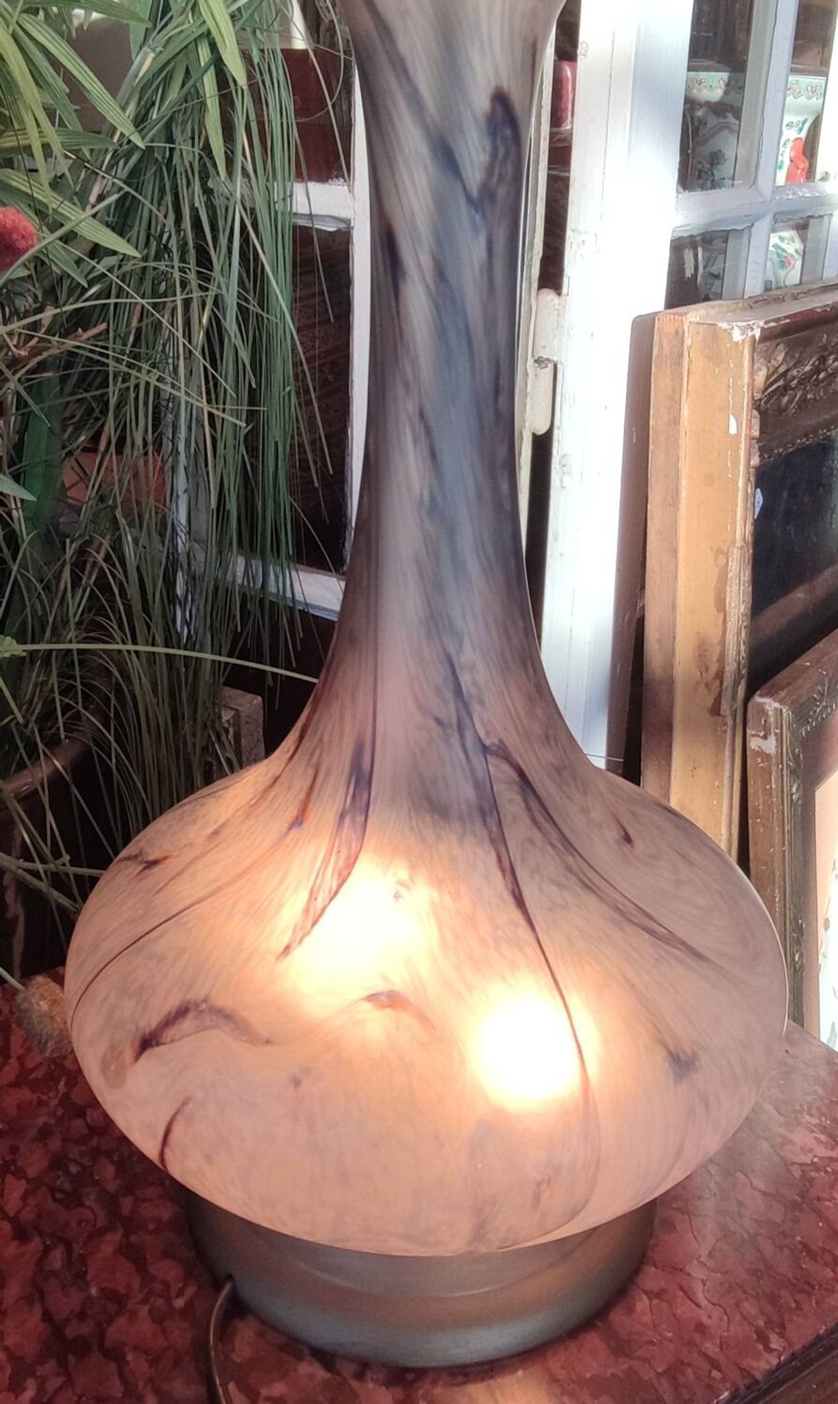 Large table lamp verrerie de vianne for suberville