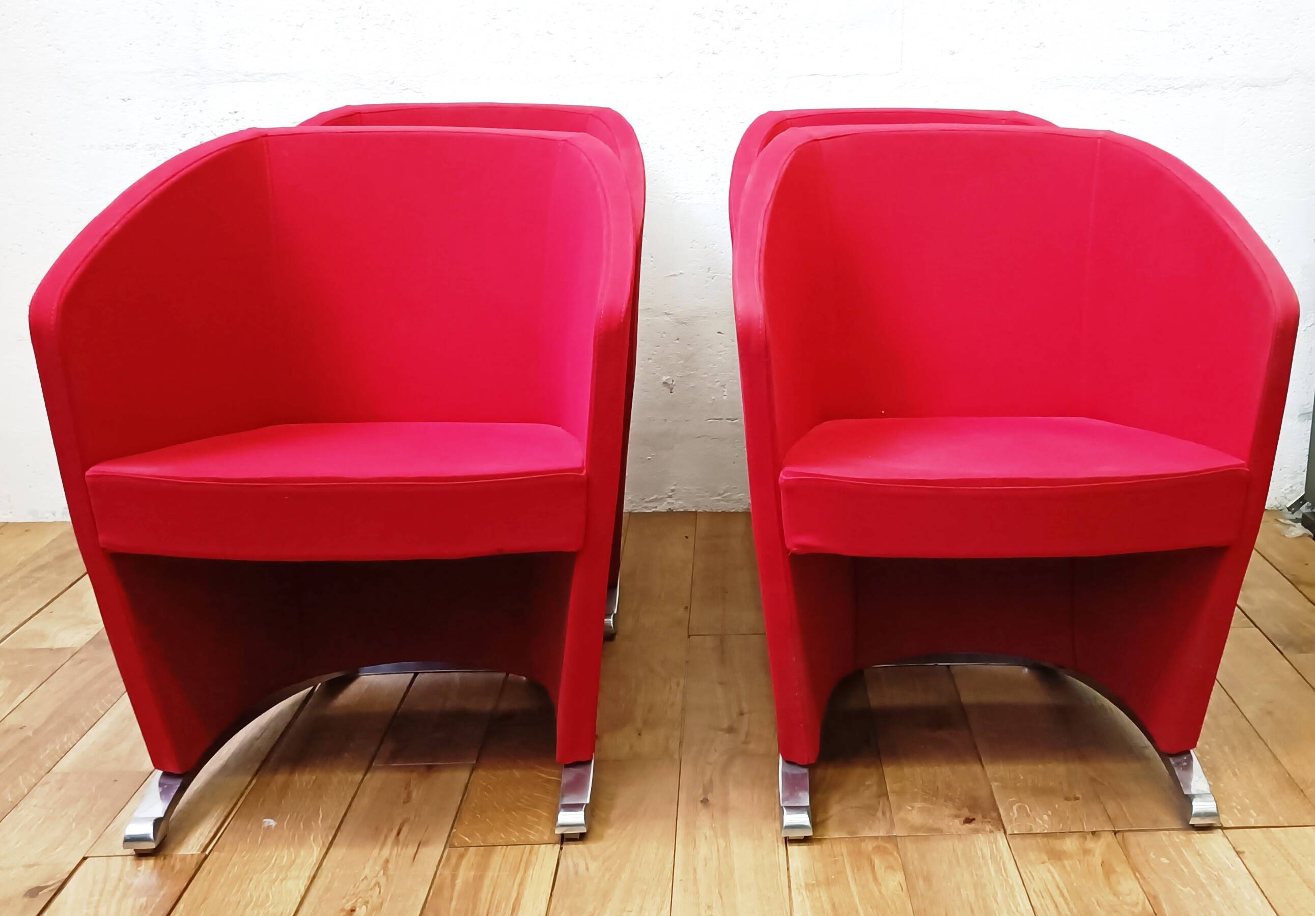 Pair of cabriolet armchairs, Styl